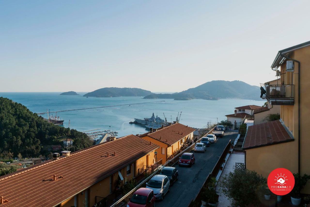 ラ・スペツィアLa Terrazza Sul Golfoアパートメント エクステリア 写真