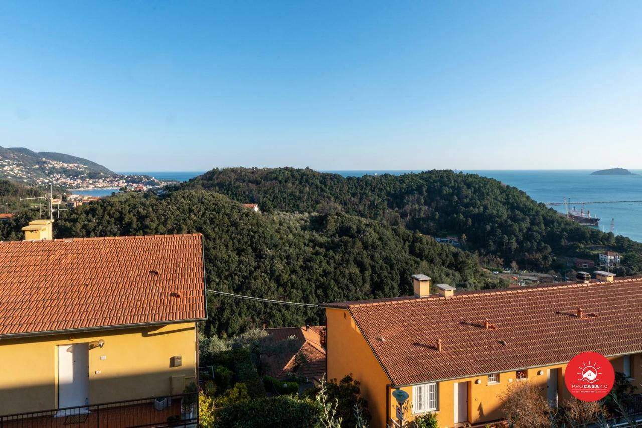 ラ・スペツィアLa Terrazza Sul Golfoアパートメント エクステリア 写真